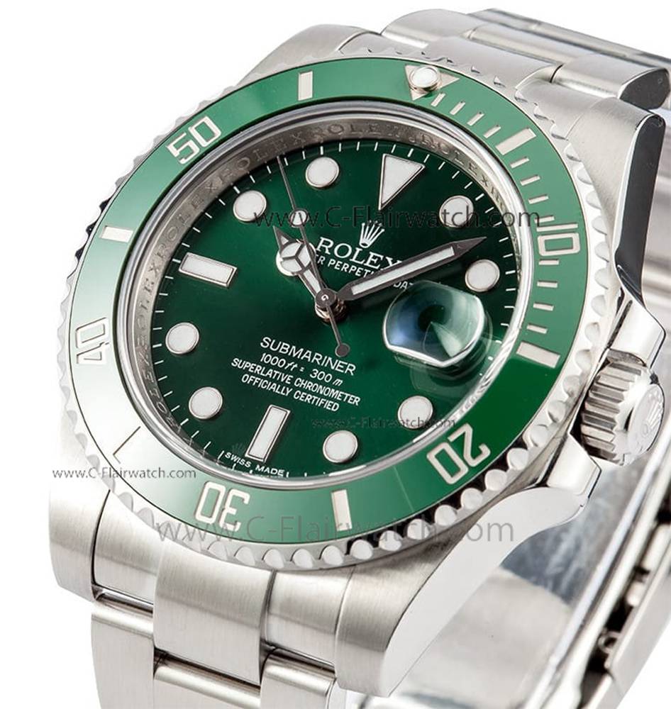 Upgraded Noob Factory Rolex Hulk Submariner Replica Watch